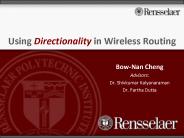 Using Directionality in Wireless Routing