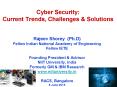 Cyber Security: Current Trends, Challenges PowerPoint PPT Presentation