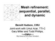 Mesh refinement: sequential, parallel, and dynamic