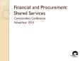 Financial and Procurement Shared Services PowerPoint PPT Presentation