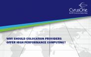 Why Should Colocation Providers Offer High Performance Computing?