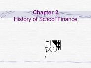 Chapter 2 History of School Finance