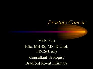 Prostate Cancer