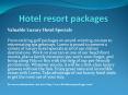 hotel resort packages