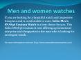 men and women watches