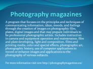 photography magazines