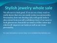 stylish jewelry whole sale