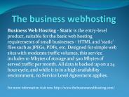 the business web hosting