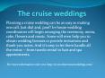 the cruise weddings PowerPoint PPT Presentation