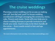 the cruise weddings