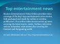 top entertainment news PowerPoint PPT Presentation