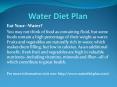 water diet plan PowerPoint PPT Presentation