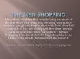 the men shopping