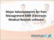Major Advancements in Pain Management EMR software
