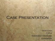 Case Presentation