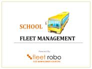 School Bus Fleet Management Solution with Vehicle Tracking System