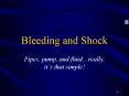 Bleeding and Shock PowerPoint PPT Presentation
