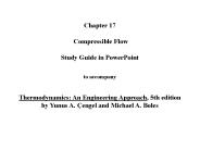 Chapter 17: Compressible Flow PowerPoint PPT Presentation