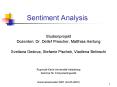 Sentiment Analysis PowerPoint PPT Presentation