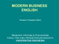 MODERN BUSINESS ENGLISH