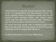 Bbq food