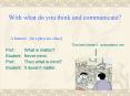 With what do you think and communicate? PowerPoint PPT Presentation