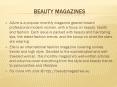beauty magazines