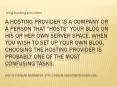 blog hosting providers PowerPoint PPT Presentation