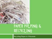Paper pulping