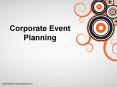 Corporate Event Planning PowerPoint PPT Presentation