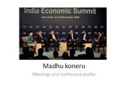 Madhu Koneru Meetings