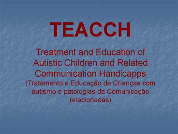 TEACCH