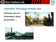 Calcination Technology Pioneers Goa