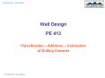 Well Design PowerPoint PPT Presentation
