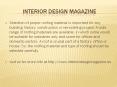 Interior design magazine PowerPoint PPT Presentation