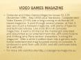 video games magazine