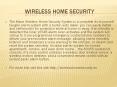 wireless home security PowerPoint PPT Presentation