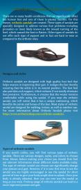 Essential facts about orthotic sandals PowerPoint PPT Presentation