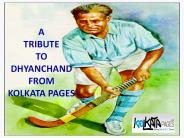 A Tribute To Dhyan Chand From Kolkata Pages