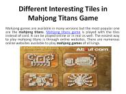 Mahjong Titans