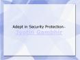 Adept in Security Protection Jyotin Gambhir PowerPoint PPT Presentation
