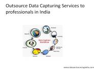 Data Capturing Services