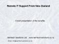 IT support from New Zealand PowerPoint PPT Presentation