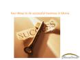 four ways to do successful business in ghana PowerPoint PPT Presentation