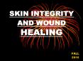 SKIN INTEGRITY AND WOUND HEALING PowerPoint PPT Presentation