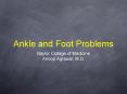Ankle and Foot Problems PowerPoint PPT Presentation