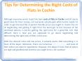 Tips for Determining the Right Costs of Flats in Cochin PowerPoint PPT Presentation