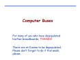 Computer Buses PowerPoint PPT Presentation
