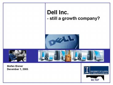 Dell Inc. - still a growth company?