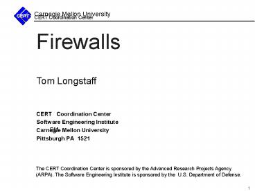 Firewalls